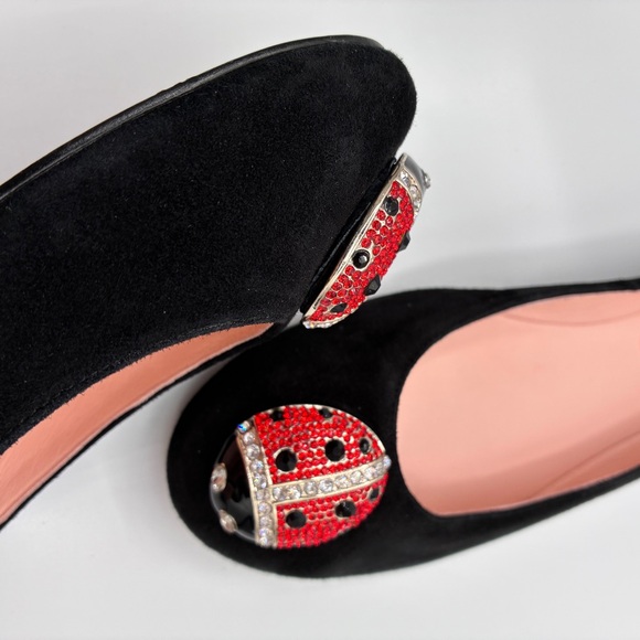 Kate Spade Black and Red Ladybug Flats - Picture 6 of 9